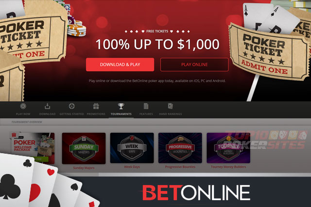 screenshot BetOnline Poker